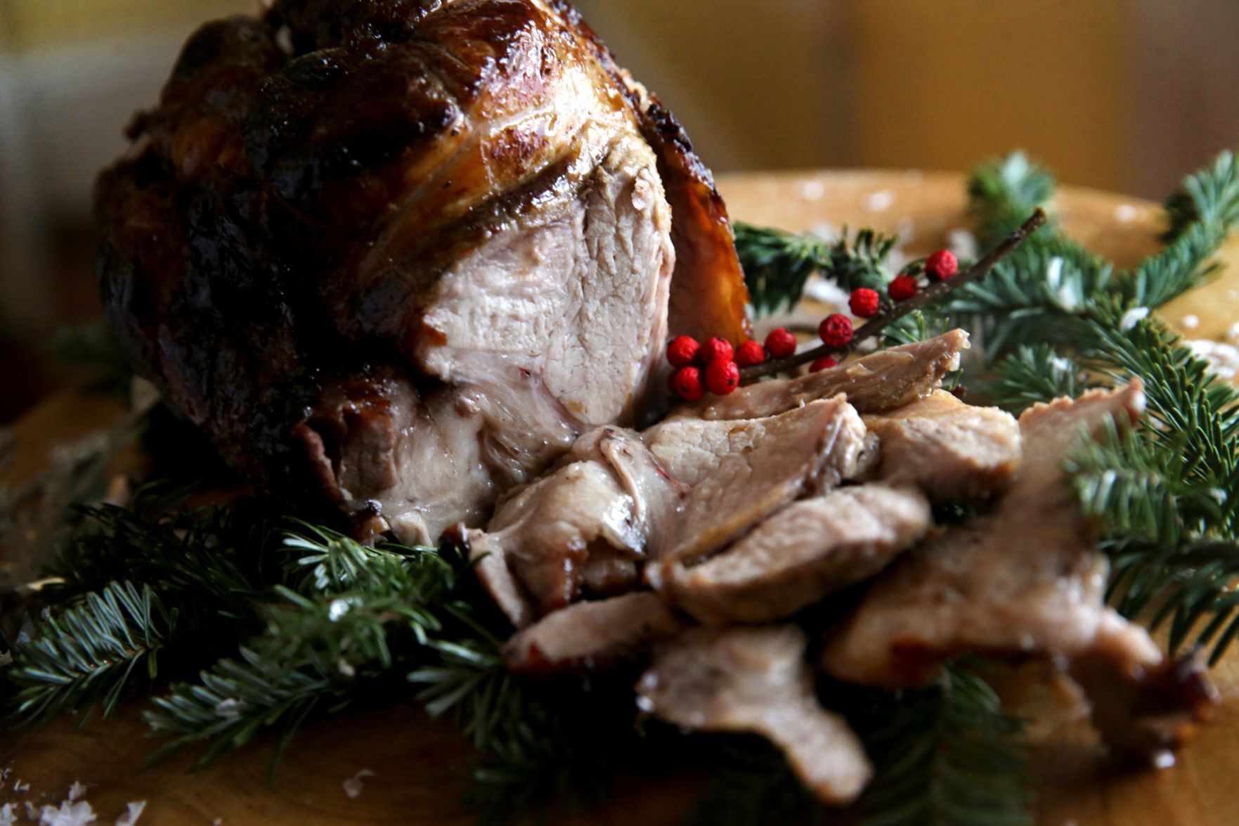 Cook with maple syrup for winter treat- Roast pork loin with maple glaze